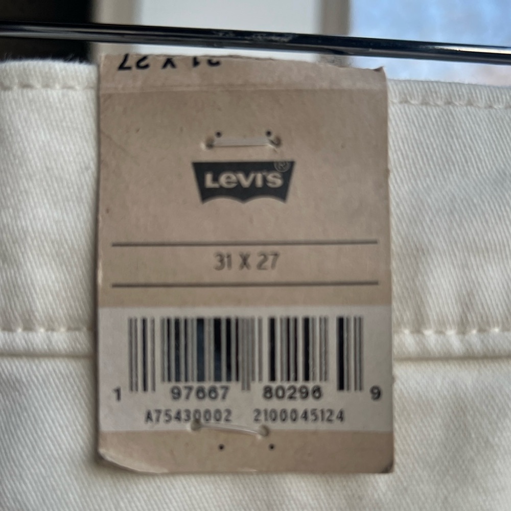 🆕 Levi's Utility Women's Cotton Cream Pants Jeans- New with Tags 12 - Picture 8 of 13